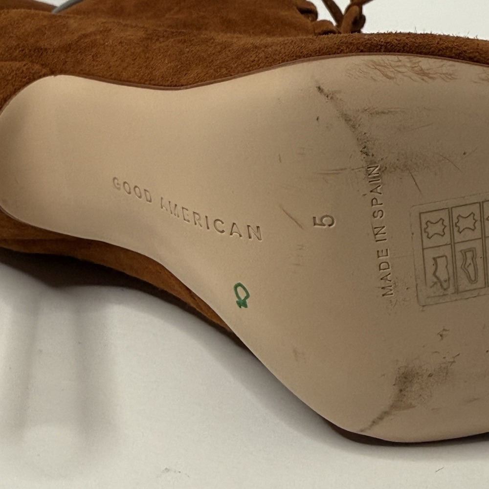 Good American Brown Ankle Boots - Picture 5 of 5